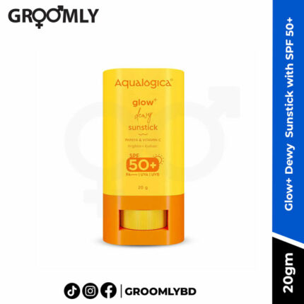 Aqualogica Glow+ Dewy Lightweight & Hydrating Sunstick with SPF 50+- 20g