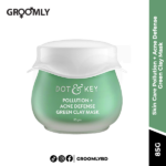 Dot and Key Skin Care Pollution + Acne Defense Green Clay Mask - with Salicylic, Matcha Tea | For Dark Spots, Oily, Acne Prone Skin | 85g