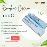 Fulford Emolene Cream with Propylene Glycol in a 100 gm tube for skin hydration.