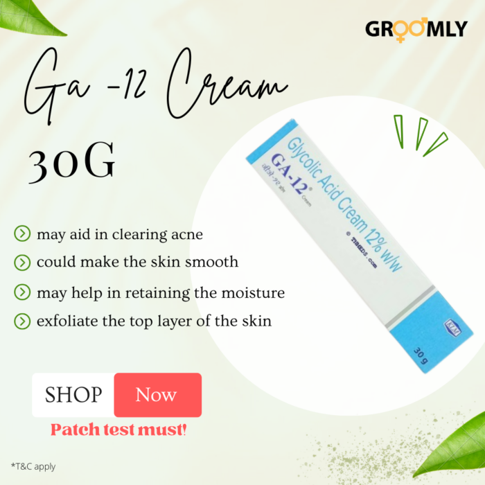 KLM Laboratories Glycolic Acid Cream 12%, GA-12-30g