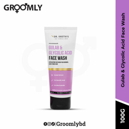 Dr Sheth's Gulab & Glycolic Acid Face Wash - 100g