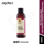 Pilgrim Red Vine Face Wash with Vitamin c & Aloe for Youthful Glow, 100ml