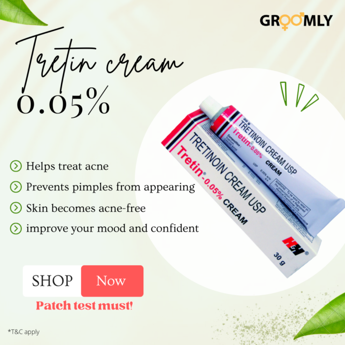 H&H Tretin 0.05% Cream- 30g