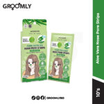 Watsons Aloe Vera Nose Pore Strip 10's pack, a white pore strip infused with Aloe Vera for blackhead removal and soothing the nose area.