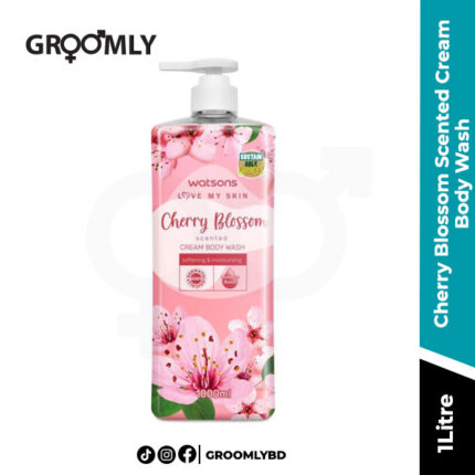 Watsons Cherry Blossom Scented Cream Body Wash 1L