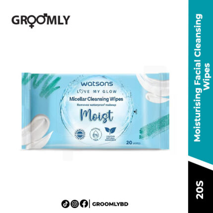 Watsons Moisturising Facial Cleansing Wipes 20S