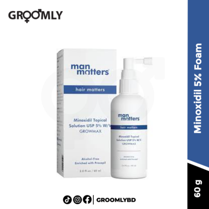 Man Matters Minoxidil 5% Foam (60 g)