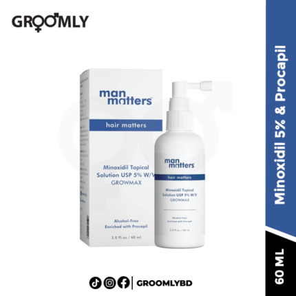 Man Matters Minoxidil 5% & Procapil – 60ml