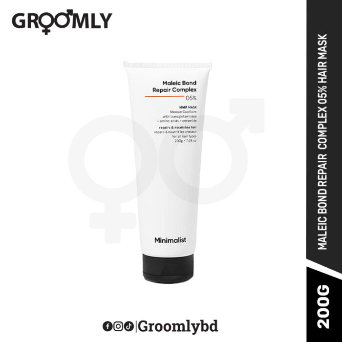 Minimalist Maleic Bond Repair Complex 05% Hair Mask- 200g