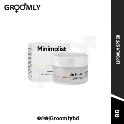 Minimalist SPF 30 Lip Balm with Ceramides & Hyaluronic Acid- 8g