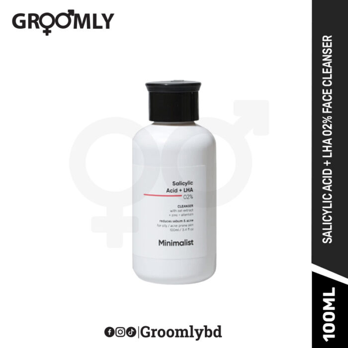 Minimalist Salicylic Acid + LHA 02% Face Cleanser- 100ml
