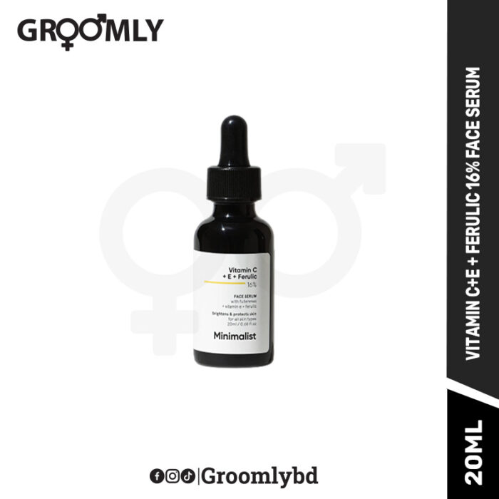 Minimalist Vitamin C + E + Ferulic 16% Serum - 20ml