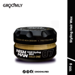 Nishman Styling Hair Wax Gold One: Gloss Finish- 100g