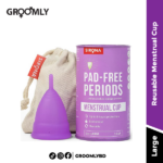 Sirona FDA Approved Reusable Menstrual Cup for Women (Large | Protection for Up to 8-10 Hours