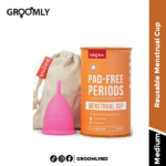 Sirona FDA Approved Reusable Menstrual Cup for Women (Medium | Protection for Up to 8-10 Hours
