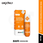 The Derma Co 1% Hyaluronic Quick-Absorbing Sunscreen Spray with Hyaluronic Acid & Vitamin E - 100 ml