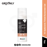 The Derma Co 1% Hyaluronic Tinted Sunscreen Gel for Broad Spectrum Protection - 50g