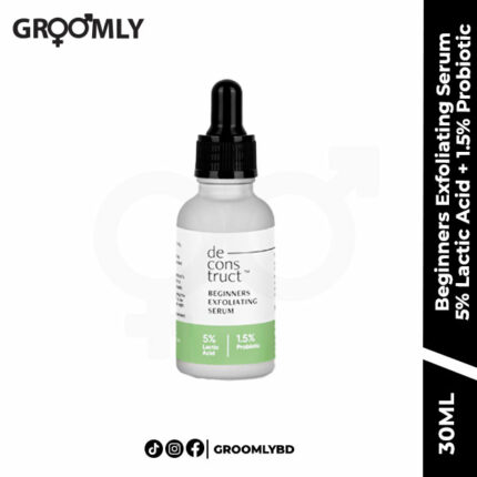 Deconstruct Beginners Exfoliating Serum - 5% Lactic Acid + 1.5% Probiotic- 30ml