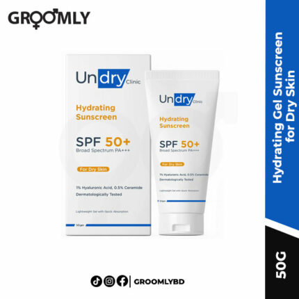 Undry Hydrating Gel Sunscreen for Dry Skin (50g)