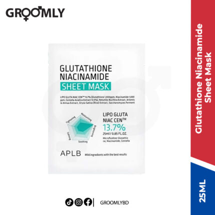 APLB Glutathione Niacinamide Sheet Mask -25Ml