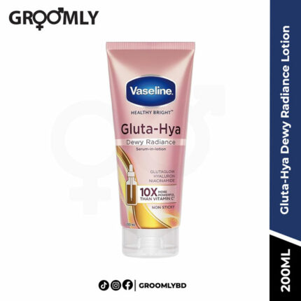 Vaseline Gluta-Hya Dewy Radiance, 200ml, Serum-In-Lotion, Boosted With GlutaGlow