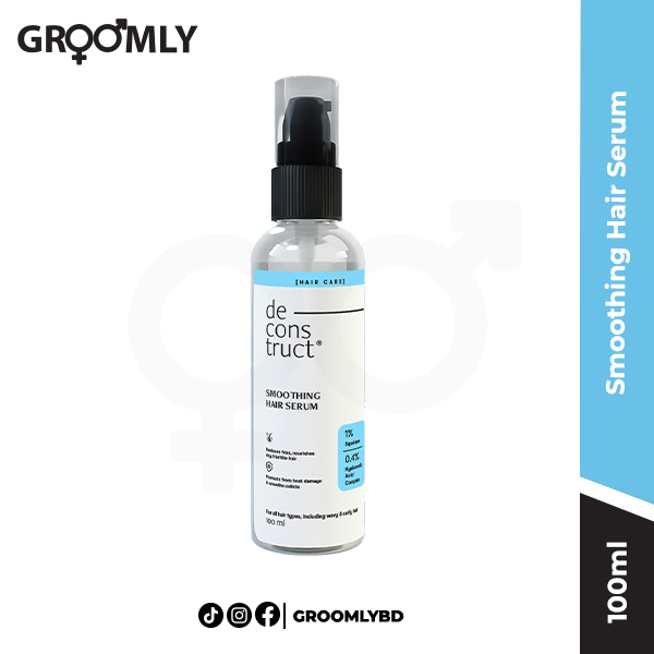 Deconstruct Smoothing Hair Serum | 1% Squalane + 0.4% Hyaluronic Acid Complex- 100ml