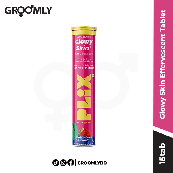 Plix Glowy Skin Effervescent Tablet Strawberry Flavor