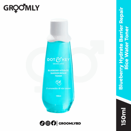 Dot and Key Blueberry Hydrate Barrier Repair Rice Water Toner- 150ml