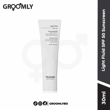 Minimalist Light Fluid SPF 50 Sunscreen- 30ml