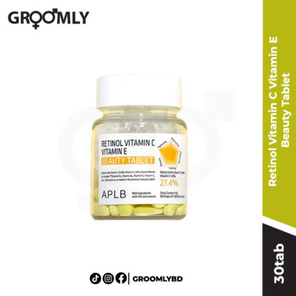 APLB Retinol Vitamin C Vitamin E Beauty Tablet 500mg x 30 tablets