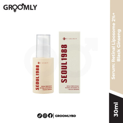 KSECRET Seoul 1988 Serum: Retinal Liposome 2% + Black Ginseng 30ml