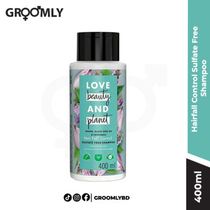Love Beauty & Planet Onion, Black Seed & Patchouli Hairfall Control Sulfate Free Shampoo - 400ml