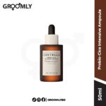 SKIN1004 Madagascar Centella Probio-Cica Intensive Ampoule 50ml bottle, featuring a milky-textured serum with a dropper, used for skin barrier repair and soothing.