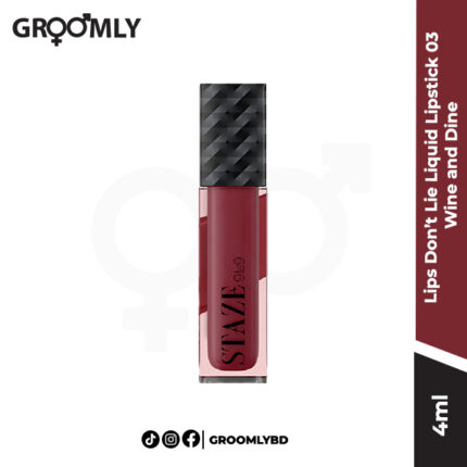 Staze Lips Don’t Lie Liquid Lipstick 03 Wine and Dine