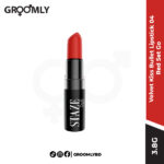 Staze Velvet Kiss Bullet Lipstick 04 Red Set Go – Long-lasting matte lipstick in classic red shade for Bangladeshi women.