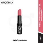 Staze Velvet Kiss Bullet Lipstick 05 Pinky Promise – Long-lasting matte lipstick in bright pink shade for Bangladeshi women.