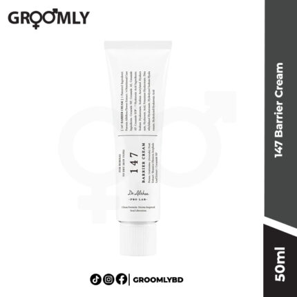 Dr. Althea 147 Barrier Cream in a 50ml minimalist white tube with its box.