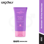 Aqualogica Illuminate+ Oil-Free Moisturizer 50g jar, an Indian oil-free face cream with Alpha Arbutin and Wild Berries for brightening and non-comedogenic hydration.