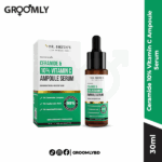 Dr Sheth's Non-Irritating Ceramide 10% Vitamin C Ampoule Serum 30ml dropper, an Indian Vitamin C serum with Ceramides for brightening, pigmentation, and sensitive skin.