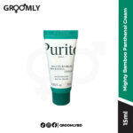 PURITO SEOUL Mighty Bamboo Panthenol Cream 15ml tube, a mini Korean soothing moisturizer with bamboo and panthenol for sensitive and dry skin.