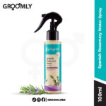Pilgrim Spanish Rosemary Water Spray 100ml bottle, an Indian vegan hair tonic with Spanish Rosemary and Biotin for stimulating hair growth and reducing hair fall.