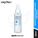 APLB Hyaluronic Acid Ceramide HA B5 Mist Essence 105ml bottle, a Korean facial mist with Hyaluronic Acid, Ceramides, and Panthenol for deep hydration and skin barrier support.
