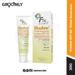 Fixderma Shadow SPF 50+ Tinted Sunscreen 30g tube, an Indian tinted sunscreen with a blend of UV filters and Vitamin E for high broad-spectrum protection with no white cast.