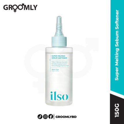 ILSO Super Melting Sebum Softener 150g, a Korean pore treatment with Tea Tree and Ceramides for melting blackheads, softening sebum, and deep pore cleansing.