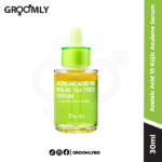 PURITO SEOUL Azelaic Acid 10 Kojic Azulene Serum 30ML dropper bottle, a Korean calming serum with 10% Azelaic Acid, Kojic Acid, and Azulene for treating acne, rosacea, and redness.