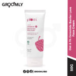 Plum Oat & 1% Ceramide Barrier Love Face Cream 50g jar, an Indian soothing face cream with 1% Ceramides and Colloidal Oatmeal for barrier repair and sensitive skin.