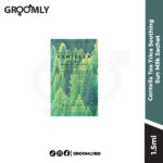 SKIN1004 Madagascar Centella Tea-Trica Soothing Sun Milk 1.5ml sachet, a Korean chemical sunscreen sample with Centella Asiatica and Tea Tree for acne-prone skin.
