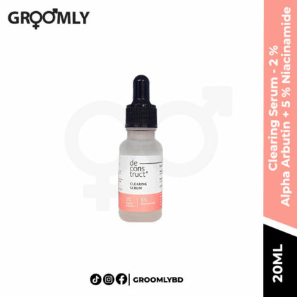 Deconstruct Clearing Serum 20 ml with alpha arbutin and niacinamide for brightening skin