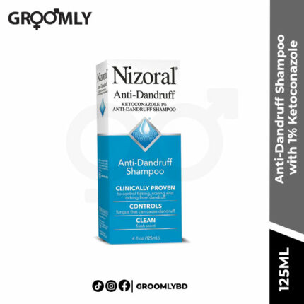 Nizoral Anti-Dandruff Shampoo 125 ml with 1% ketoconazole for dandruff control