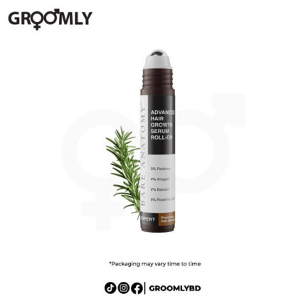Bare Anatomy Advanced Hair Growth Serum Roll-On with Redensyl, Rosemary, Rice Water 25ML